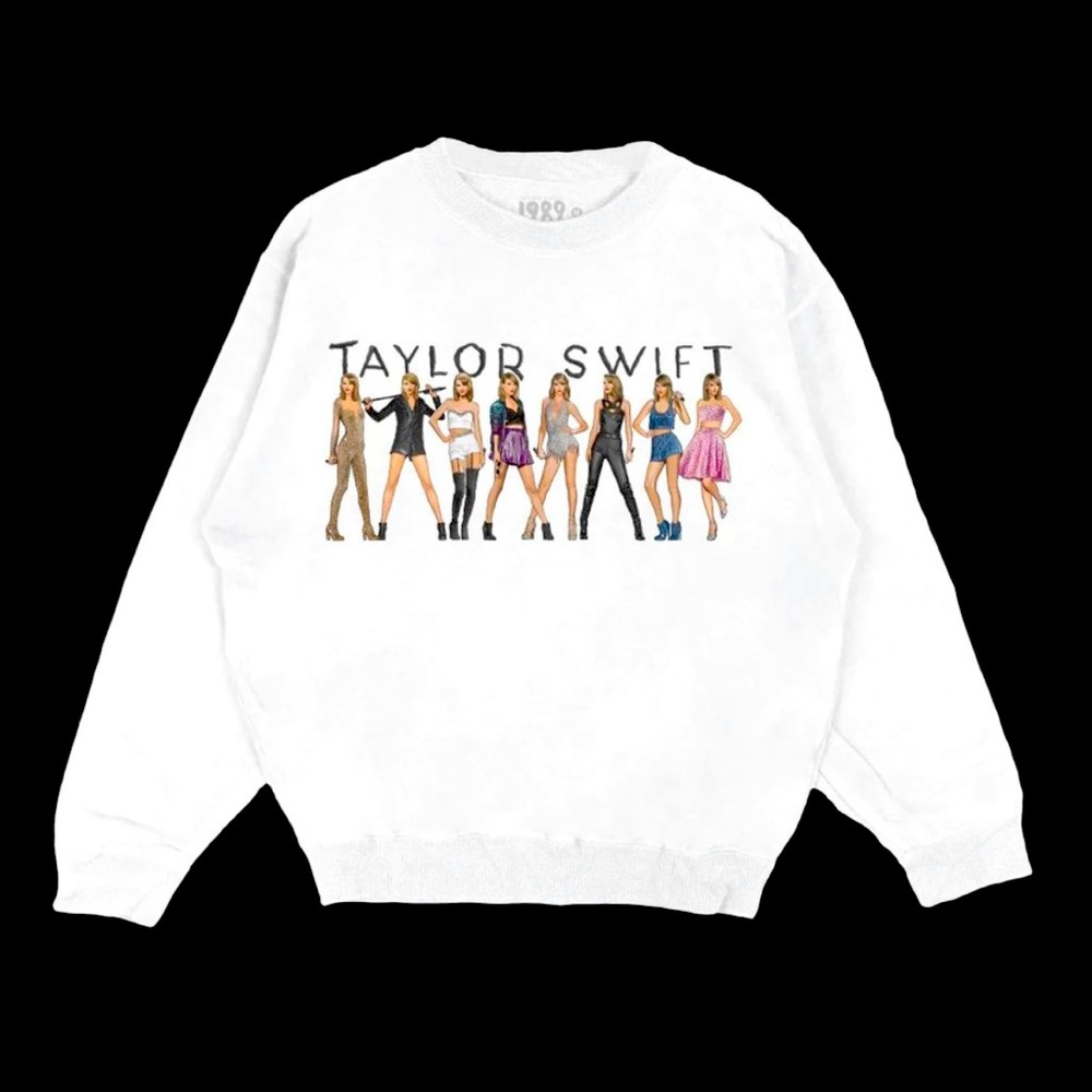 Taylor swift ⚪️ white crewneck sweater